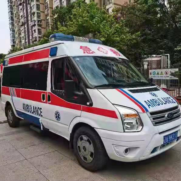 凤台长途救护车护送病人返乡